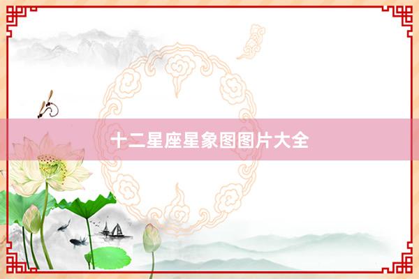 十二星座星象图图片大全